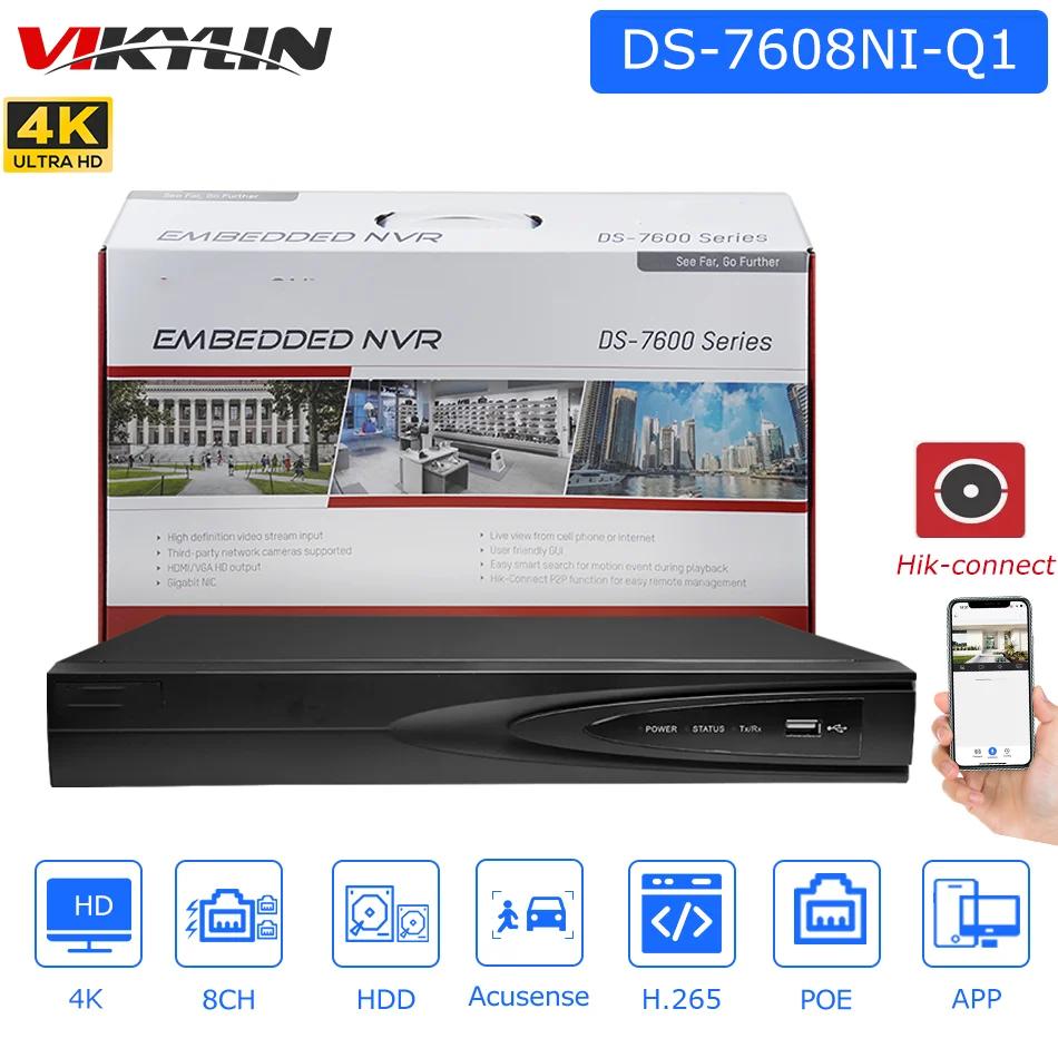 Vikylin Hikvision HDD   Ʈũ     ۿ SATA ̽, 8CH 4K NVR DS-7608NI-Q1 1